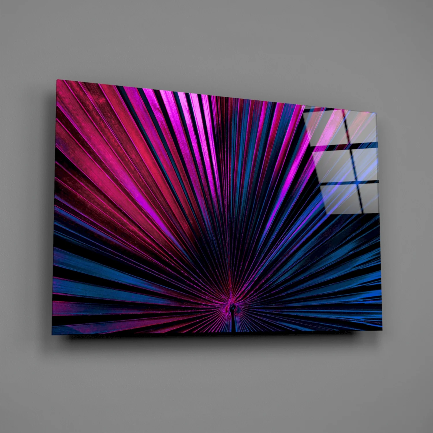 Radiant Burst Glass Wall Art - Image 2