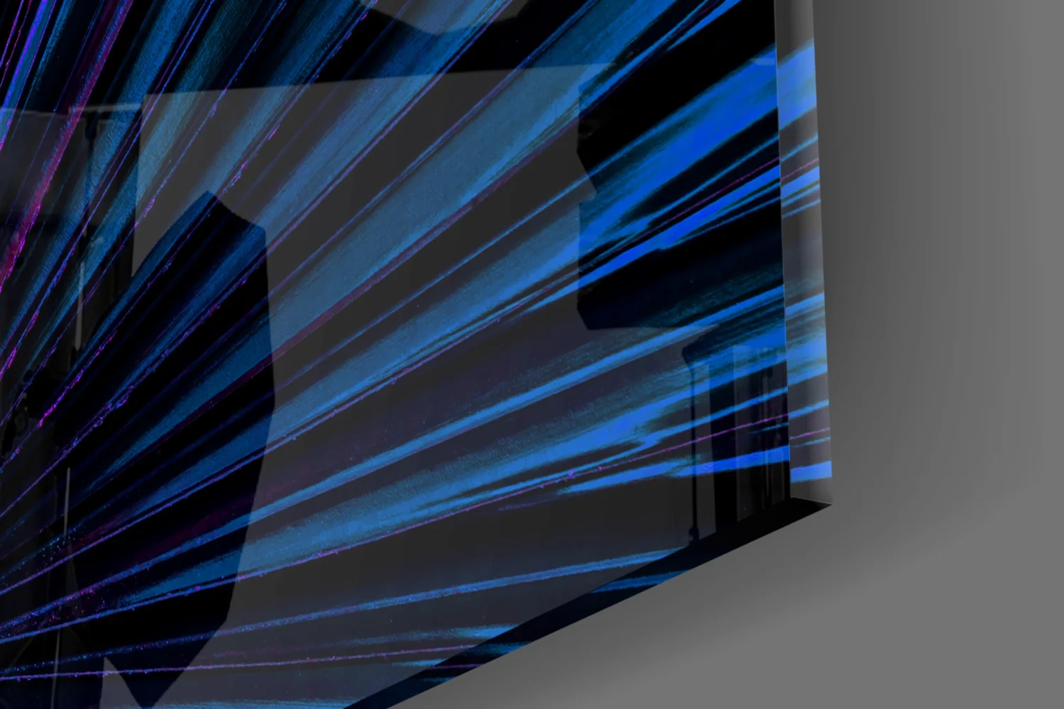 Radiant Burst Glass Wall Art - Image 3