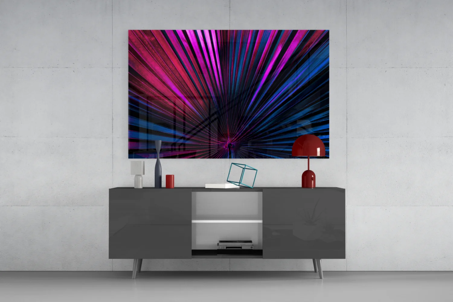 Radiant Burst Glass Wall Art - Image 8