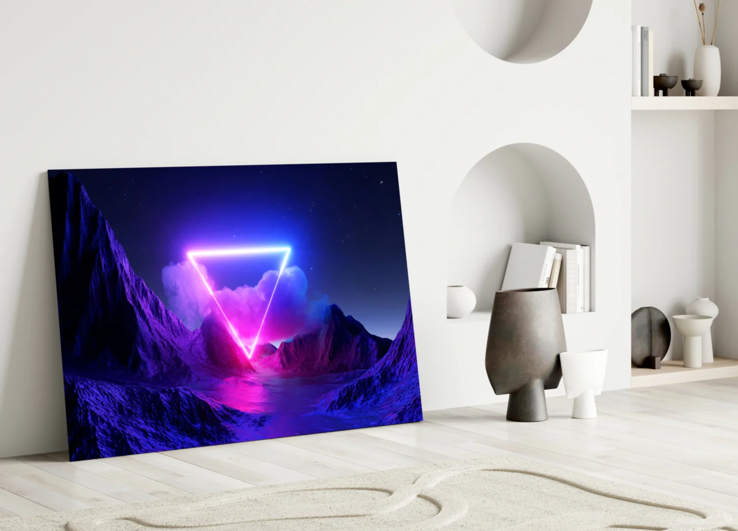 Triangle Glass Wall Art - Image 3