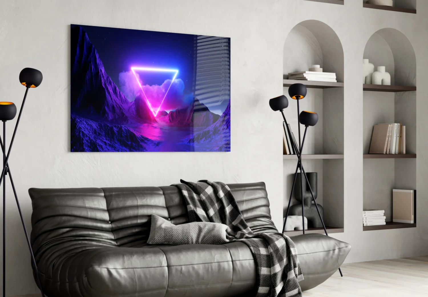Triangle Glass Wall Art - Image 4