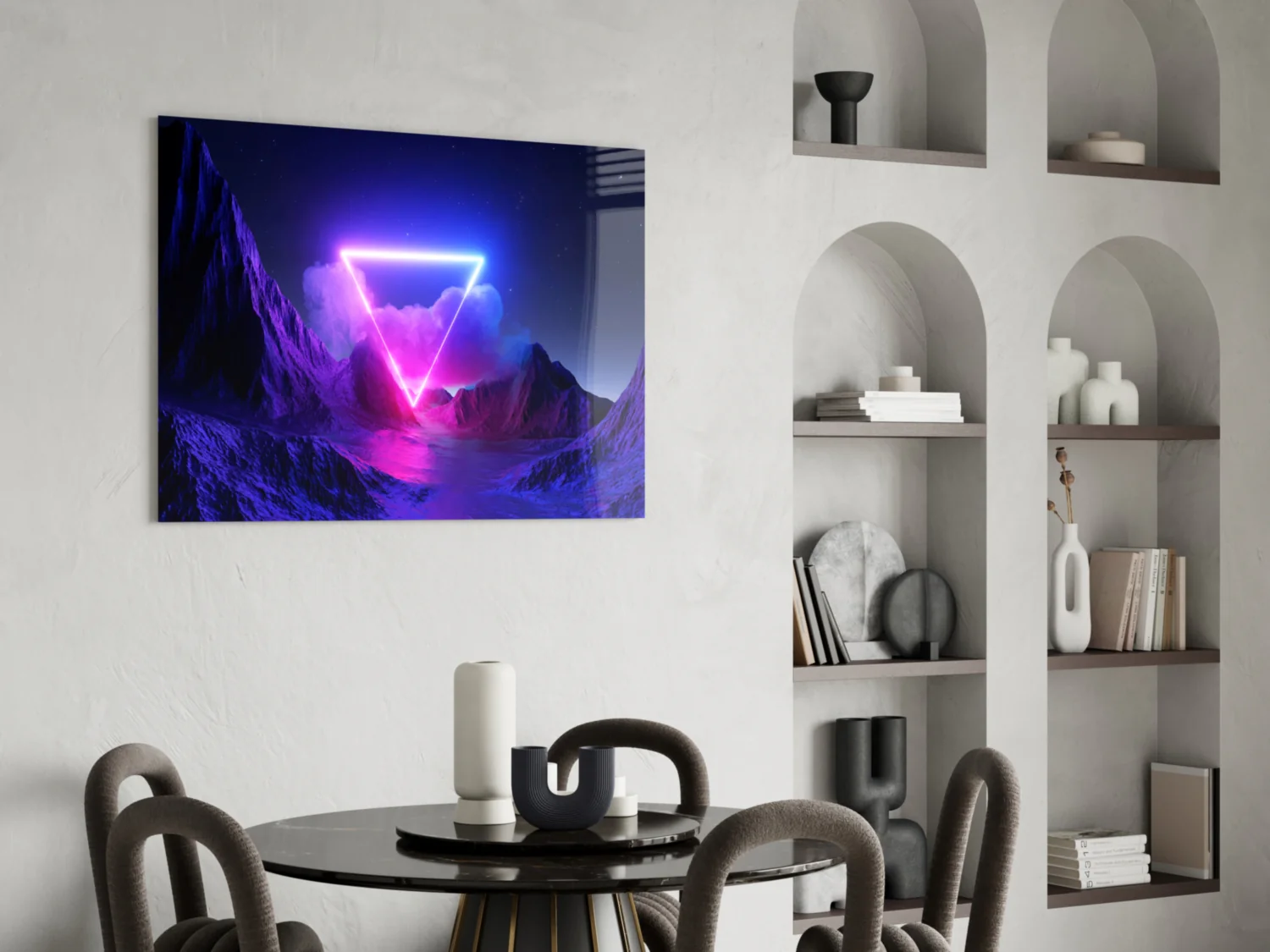 Triangle Glass Wall Art - Image 5