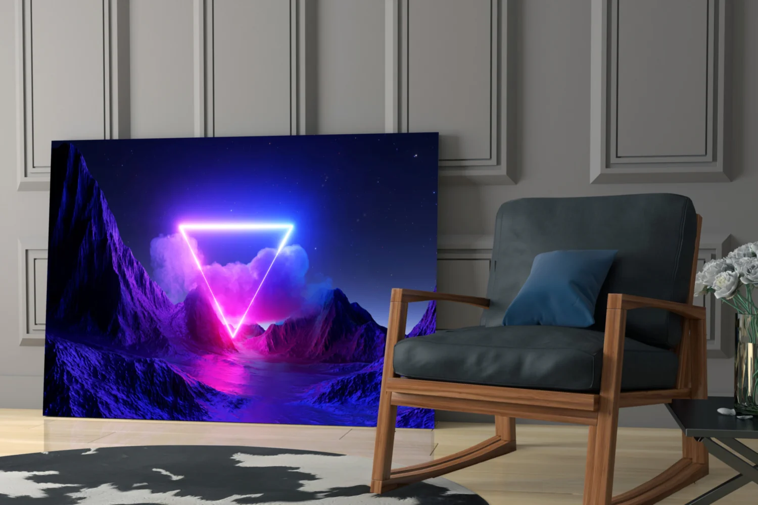 Triangle Glass Wall Art - Image 6