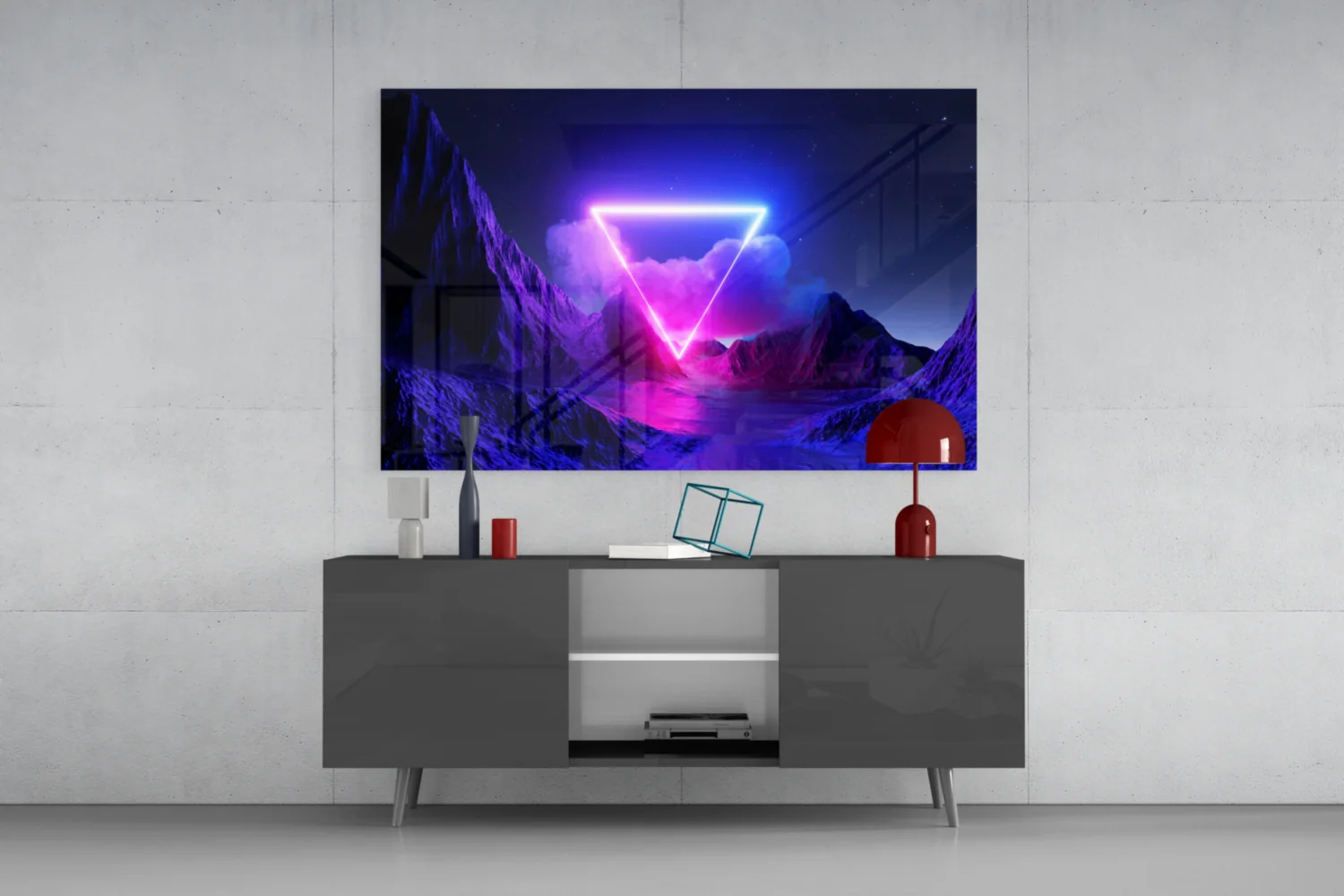 Triangle Glass Wall Art - Image 8