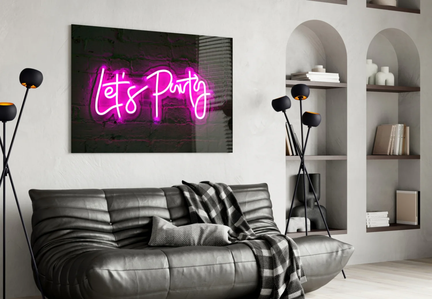 Entertainment Glass Wall Art - Image 4