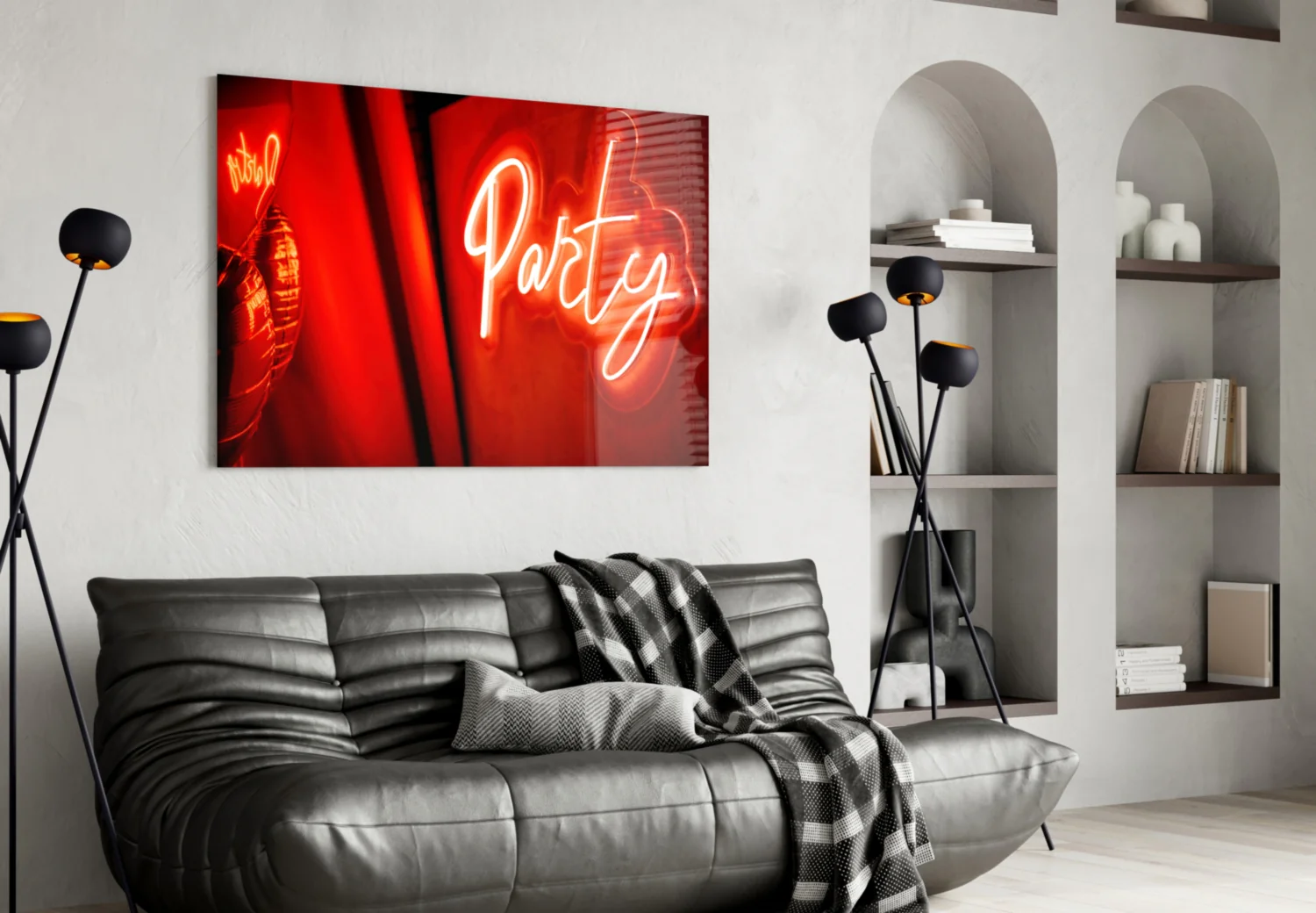 Entertainment Glass Wall Art - Image 4