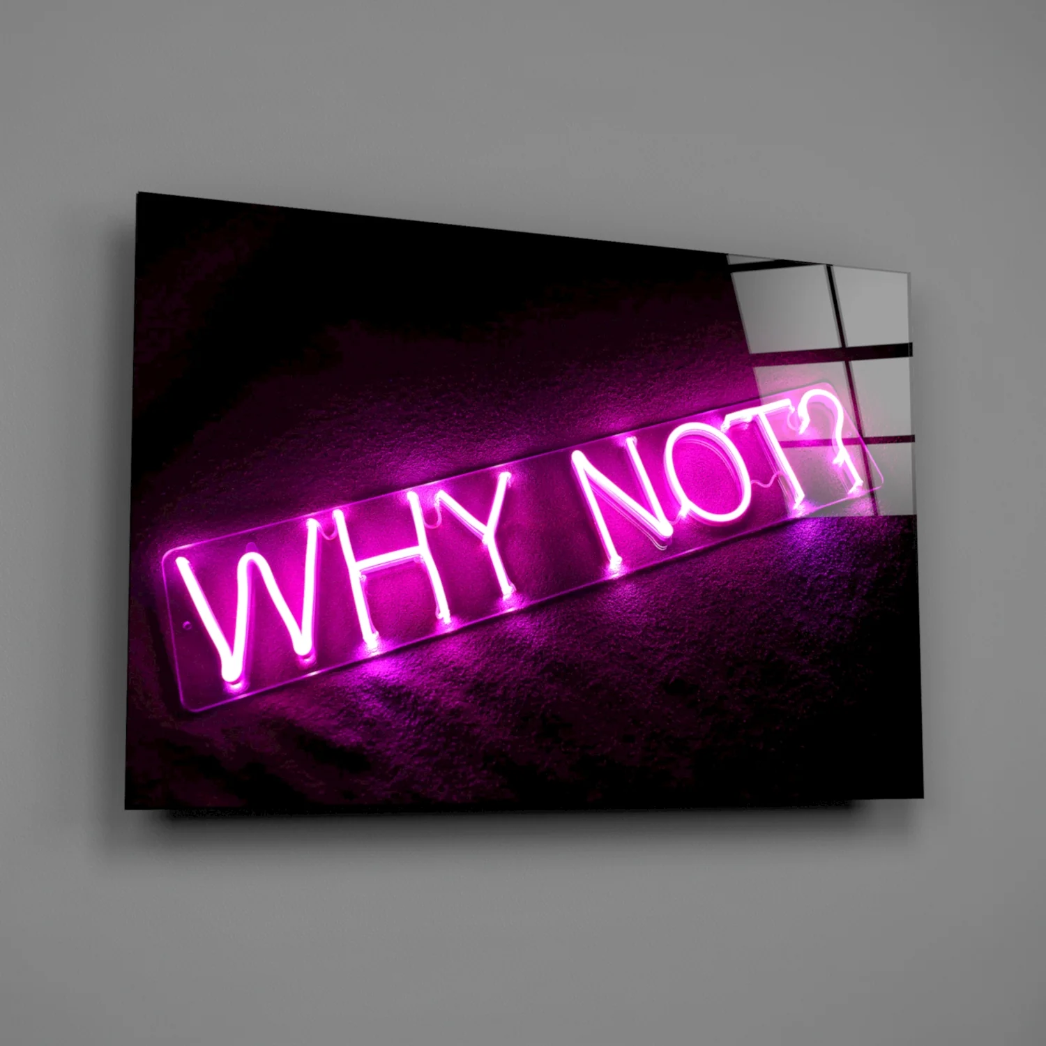 Why Not Glass Wall Art - Image 2