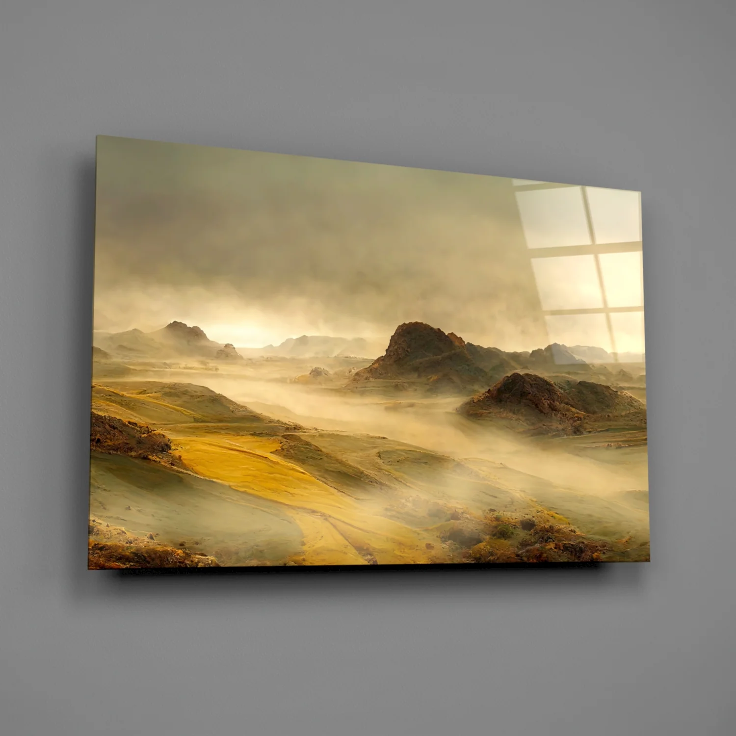Mountain View Glass Wall Art - Image 2