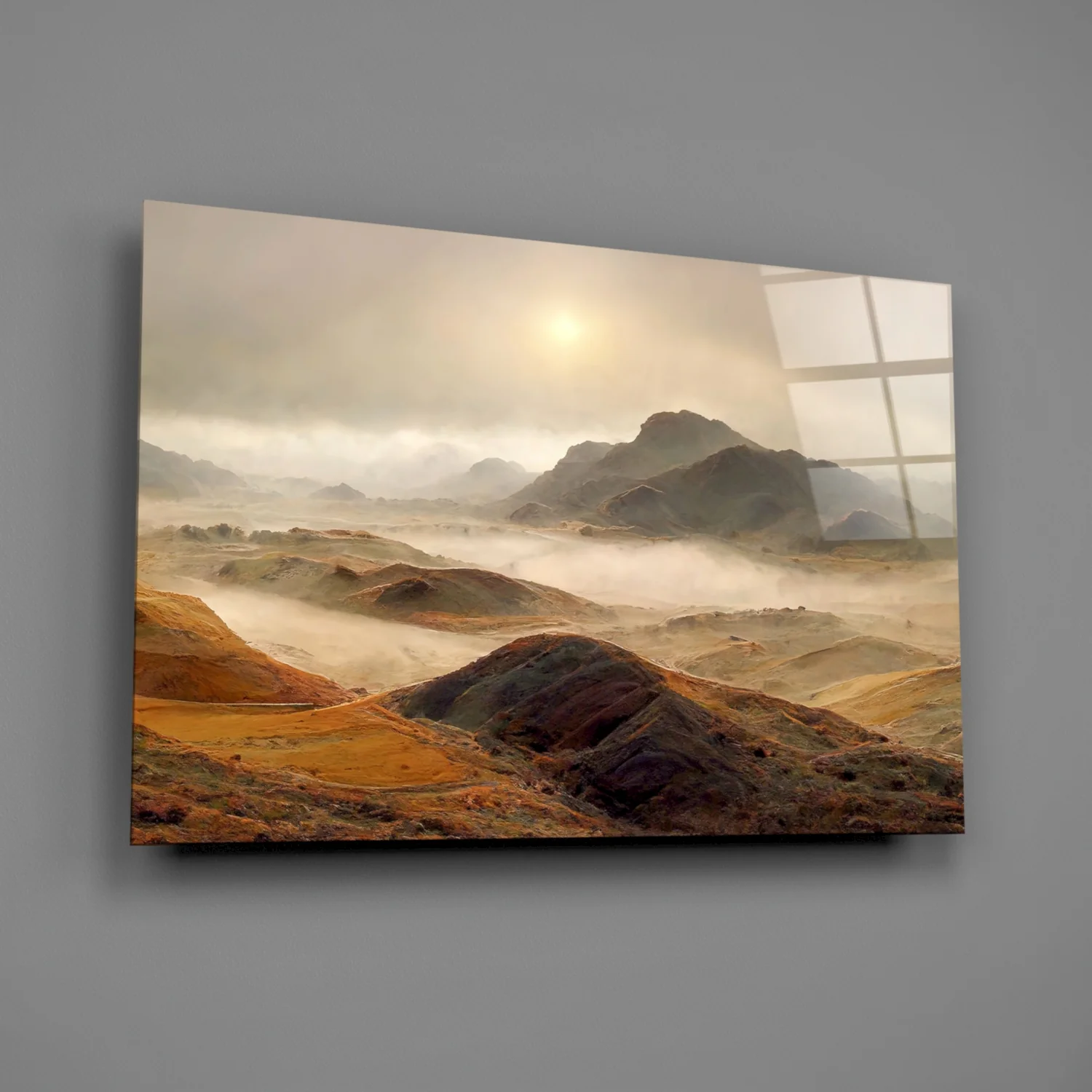 Mountain View Glass Wall Art - Image 2
