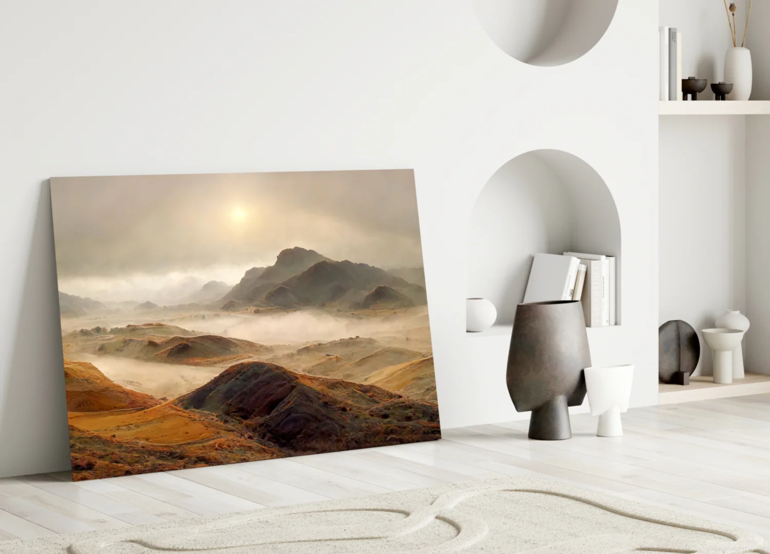 Mountain View Glass Wall Art - Image 3