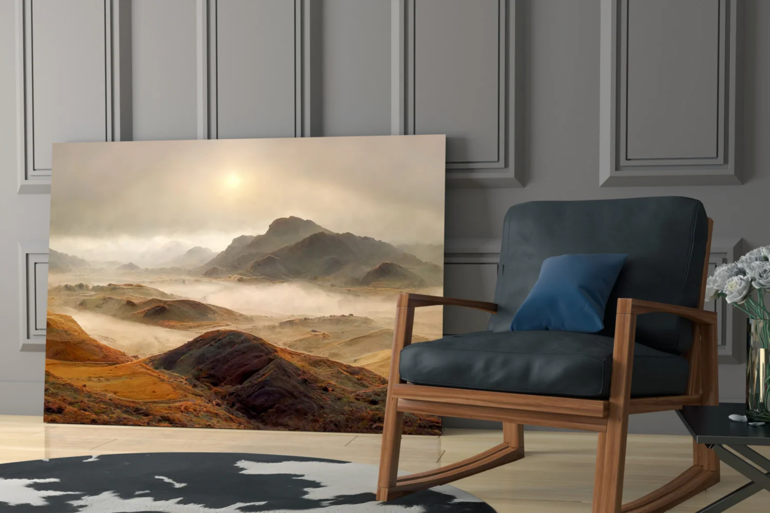 Mountain View Glass Wall Art - Image 6