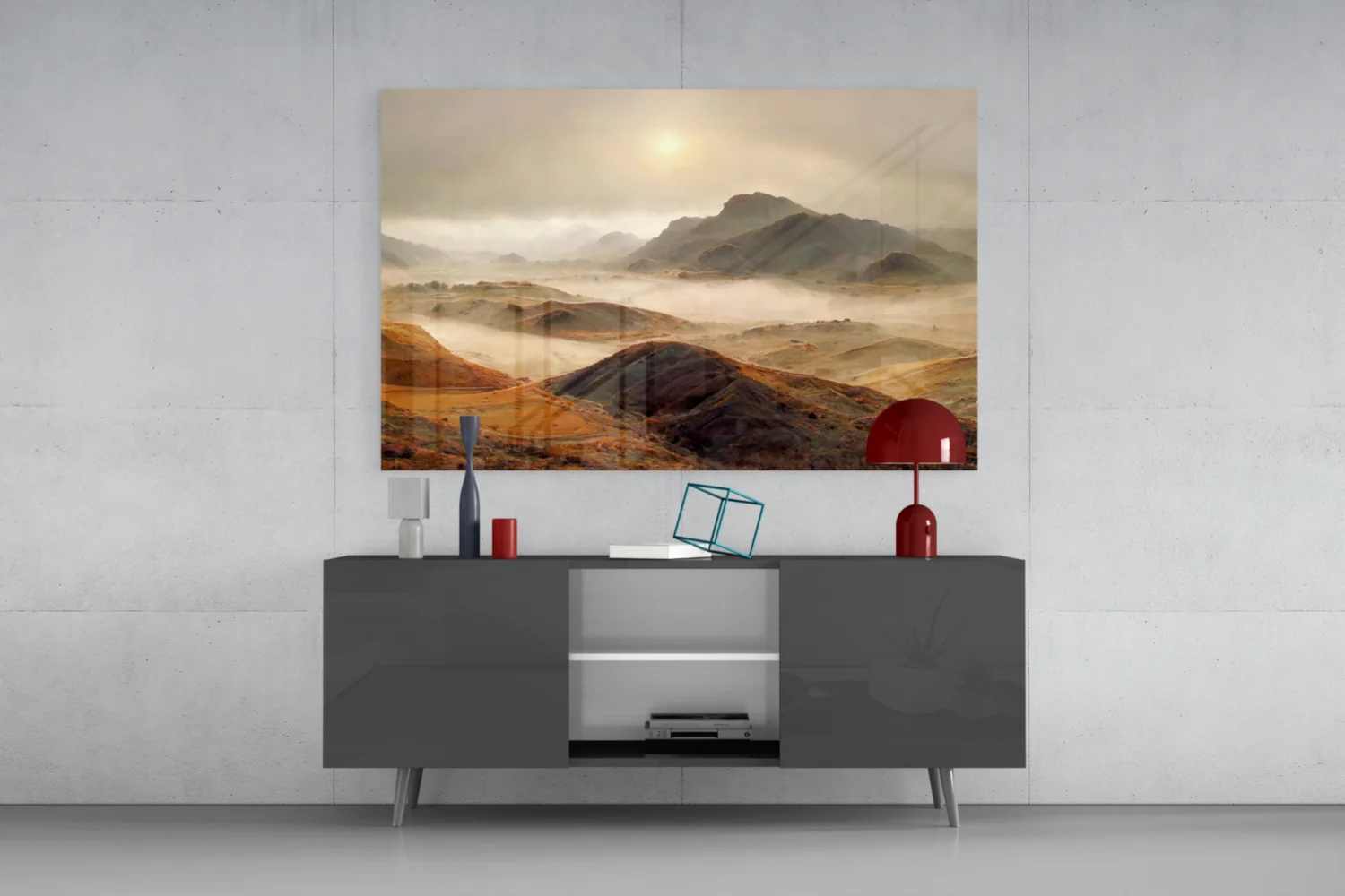 Mountain View Glass Wall Art - Image 8