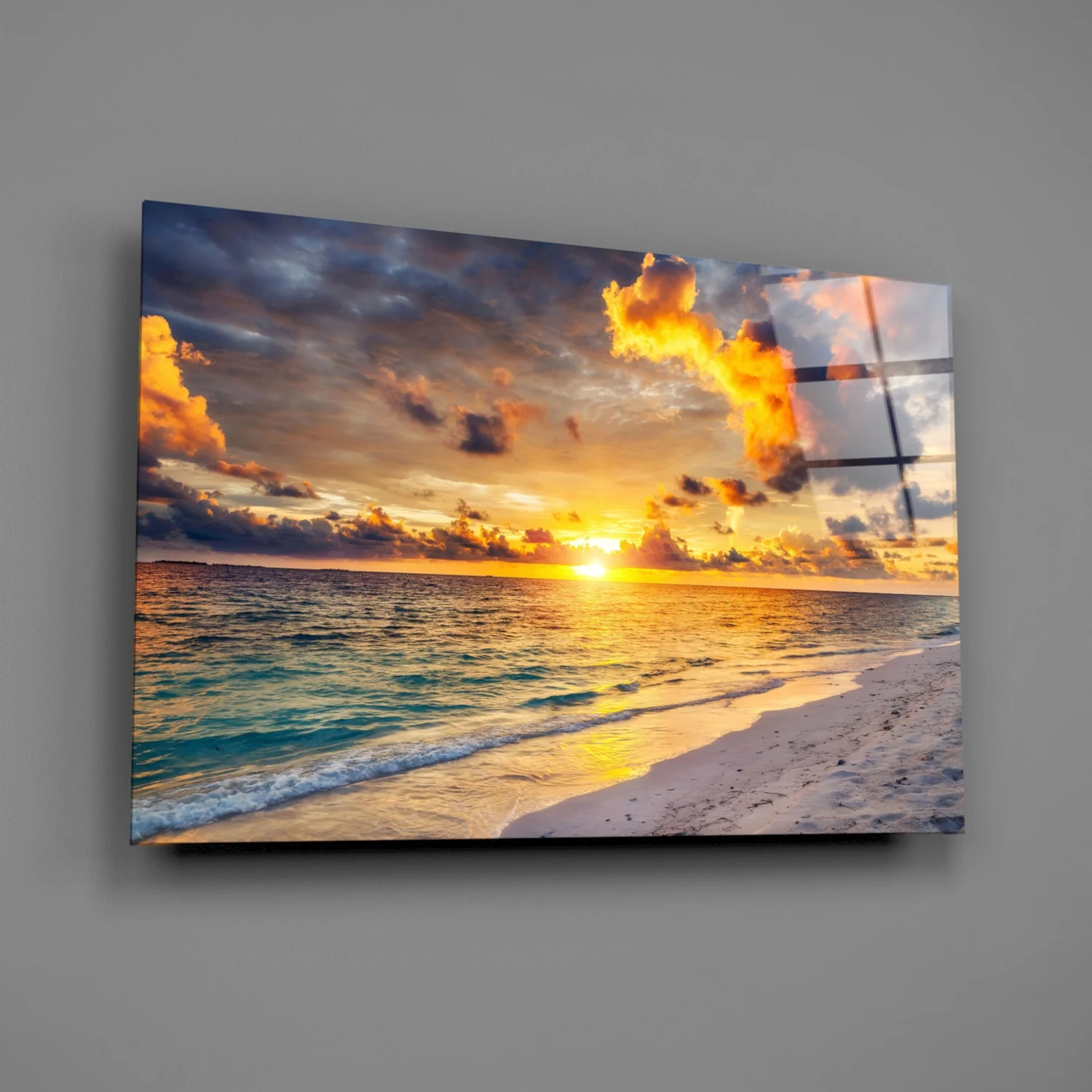 Sea View Glass Wall Art - Image 2