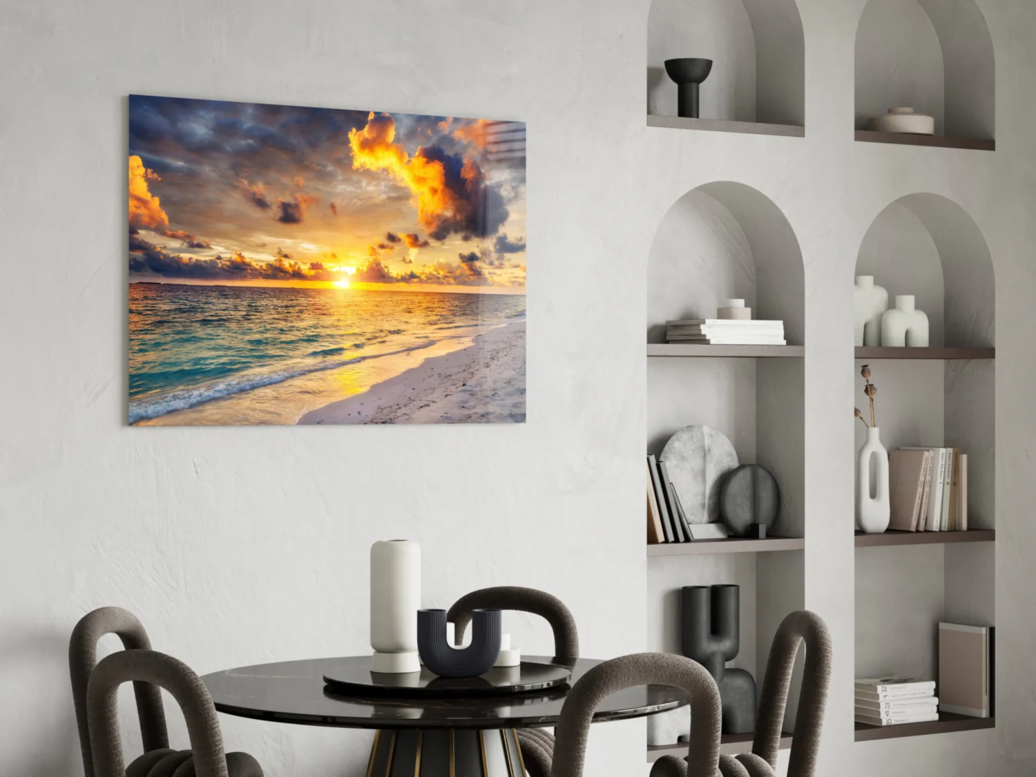 Sea View Glass Wall Art - Image 5