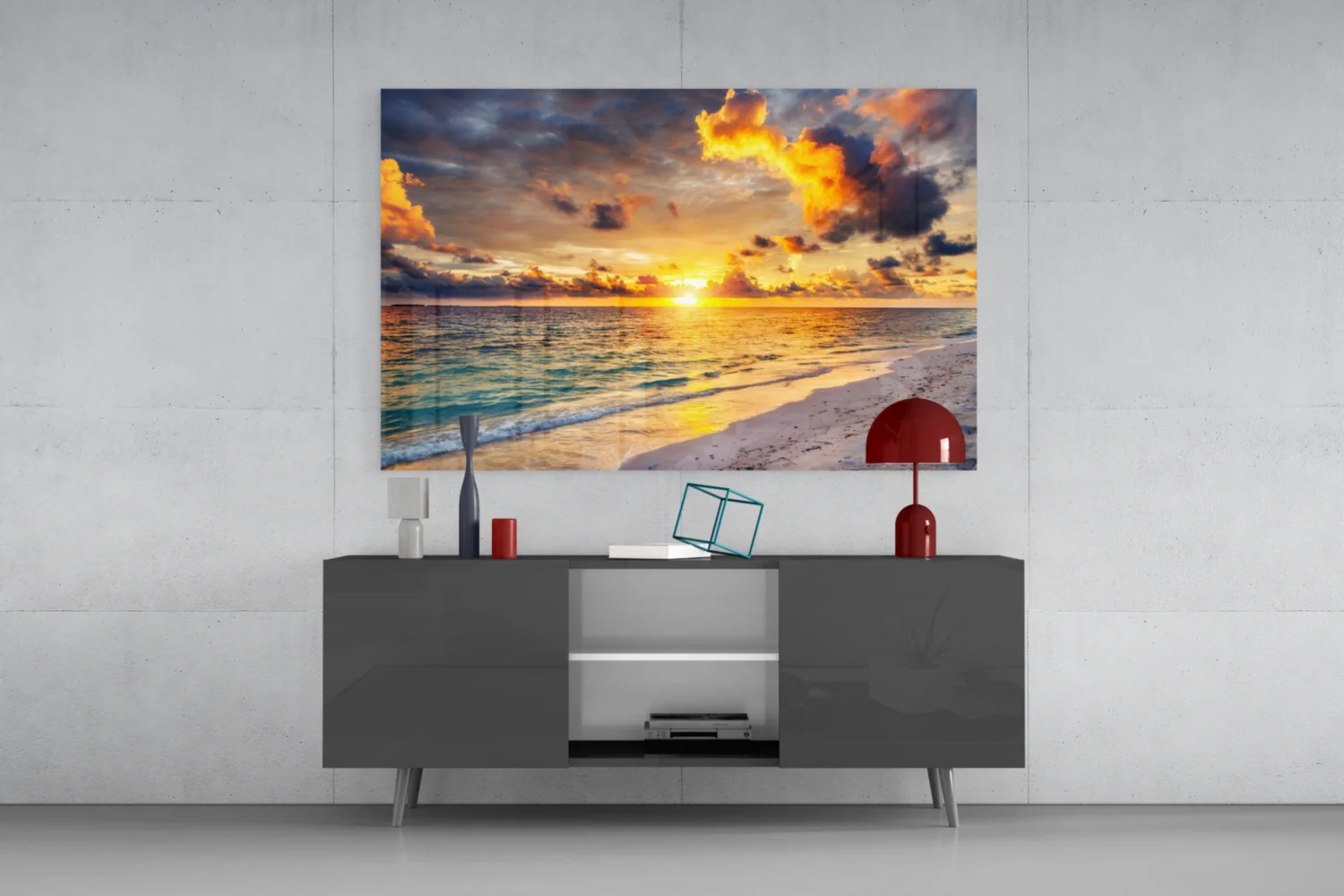 Sea View Glass Wall Art - Image 8