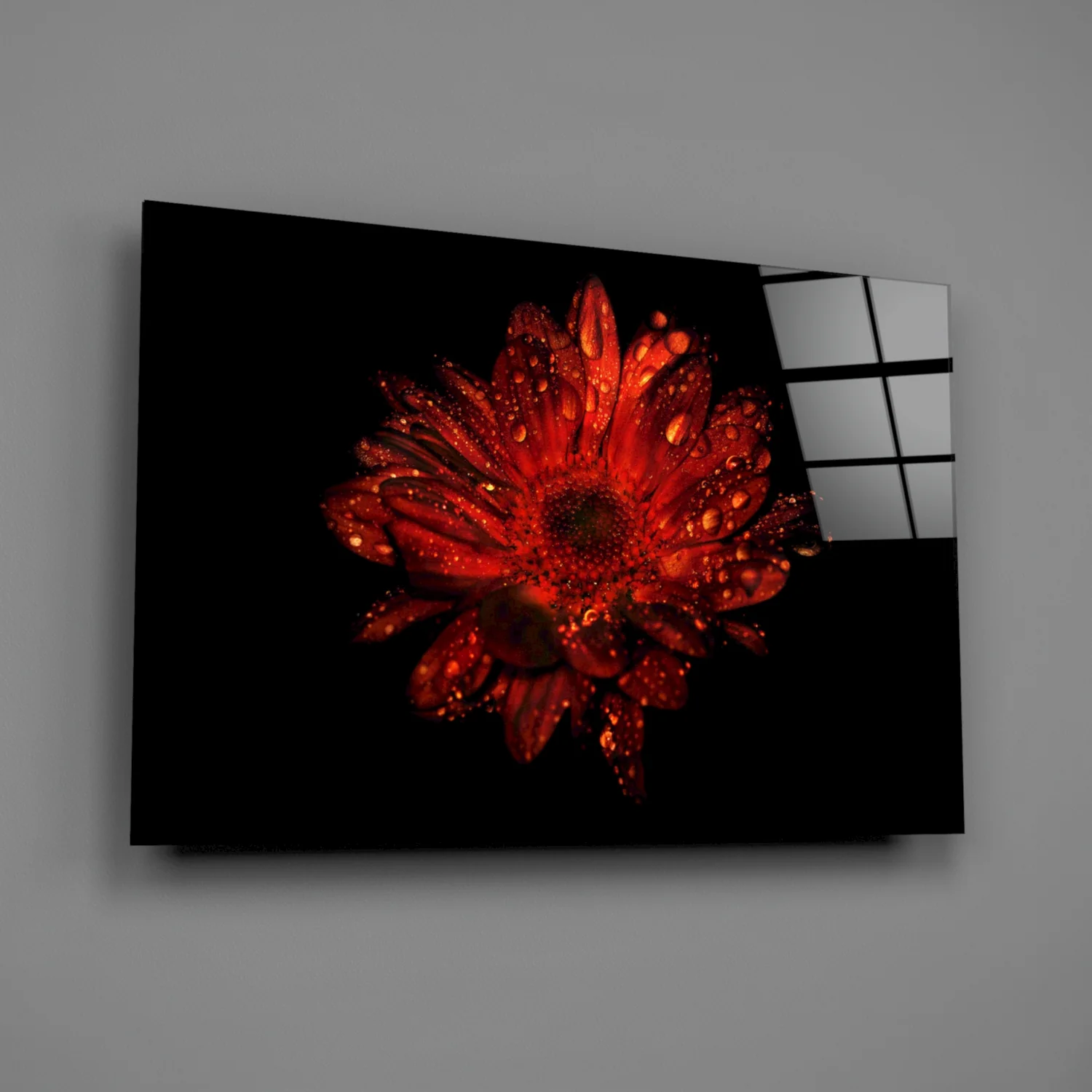 Flower Glass Wall Art - Image 2