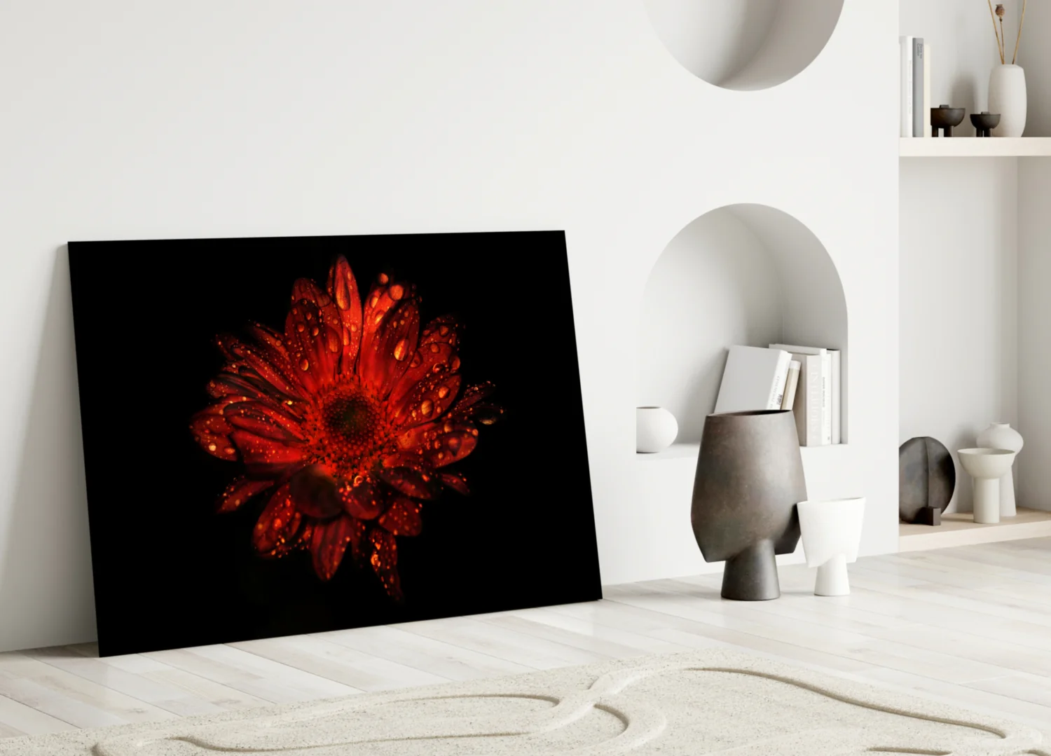Flower Glass Wall Art - Image 3