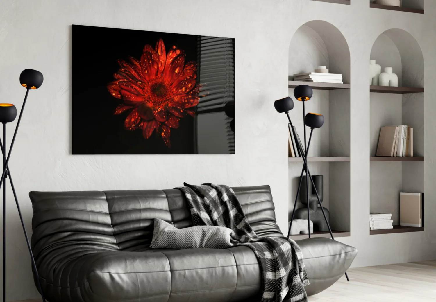 Flower Glass Wall Art - Image 4