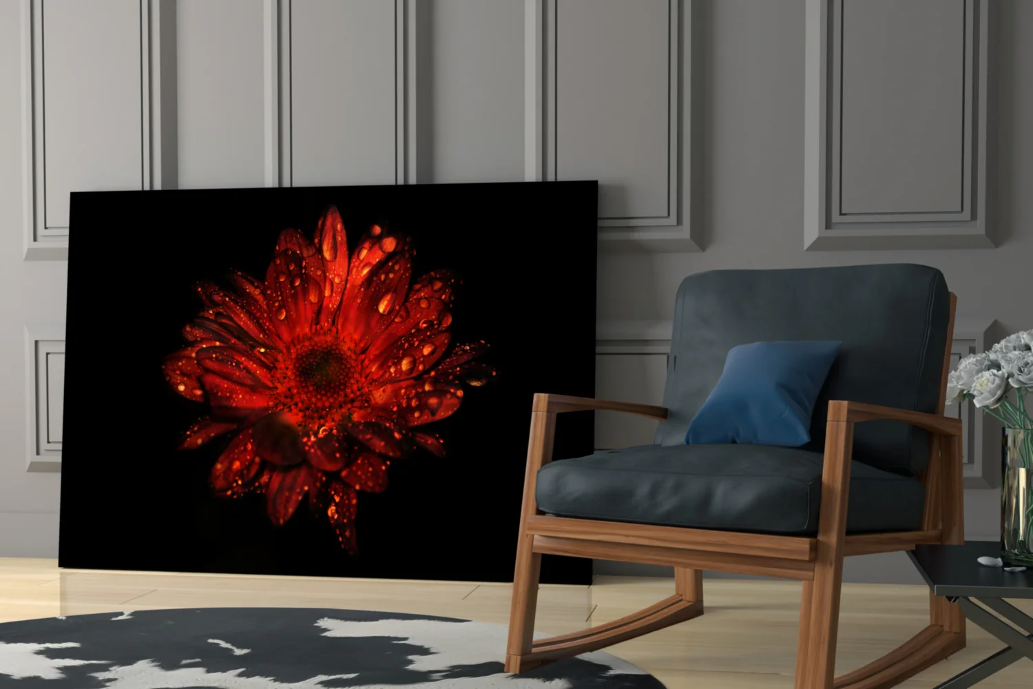 Flower Glass Wall Art - Image 6