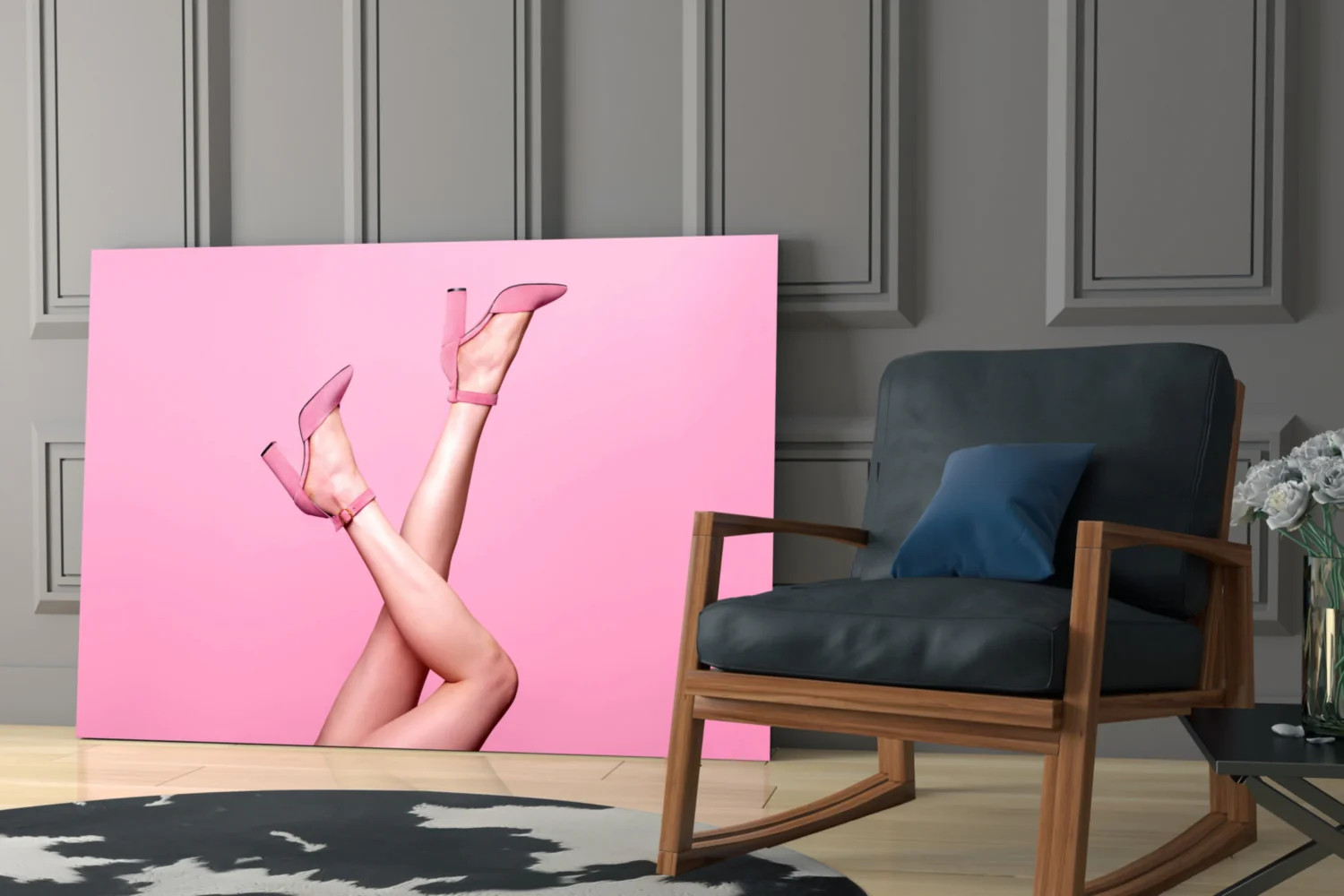 The Art Of Pink Glass Wall Art - Image 6