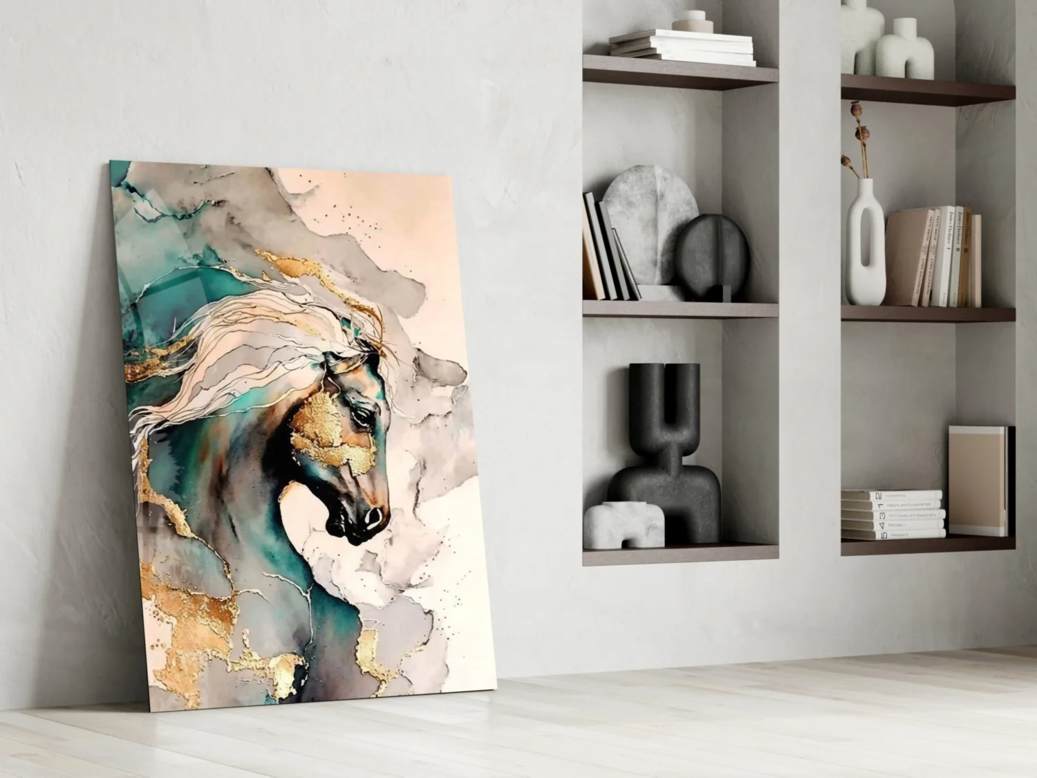 Horse Art Glass Wall Art - Image 6