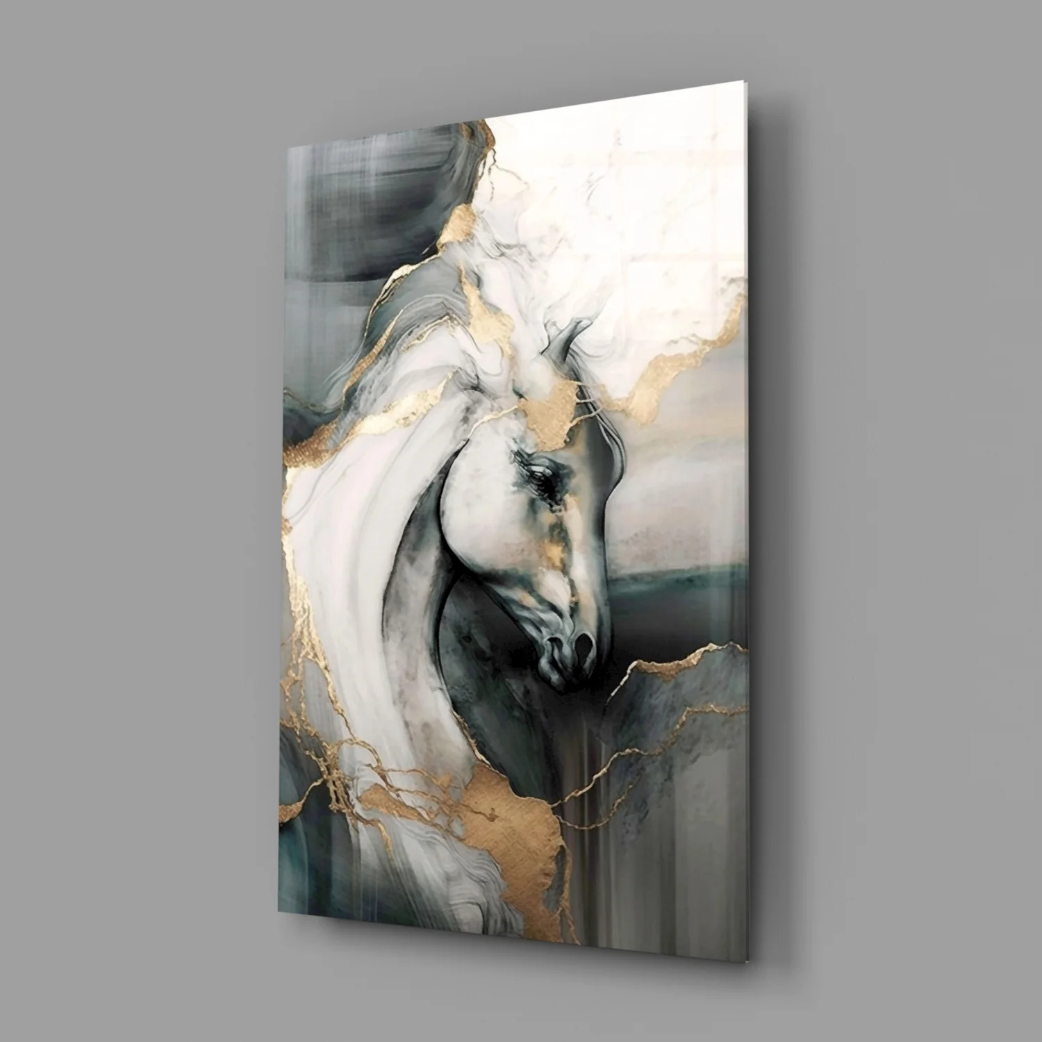 Horse Art Glass Wall Art - Image 2