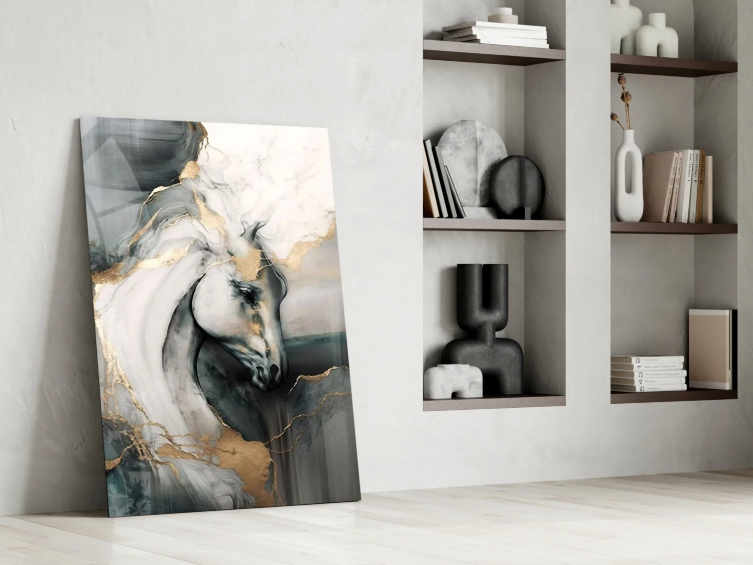 Horse Art Glass Wall Art - Image 6