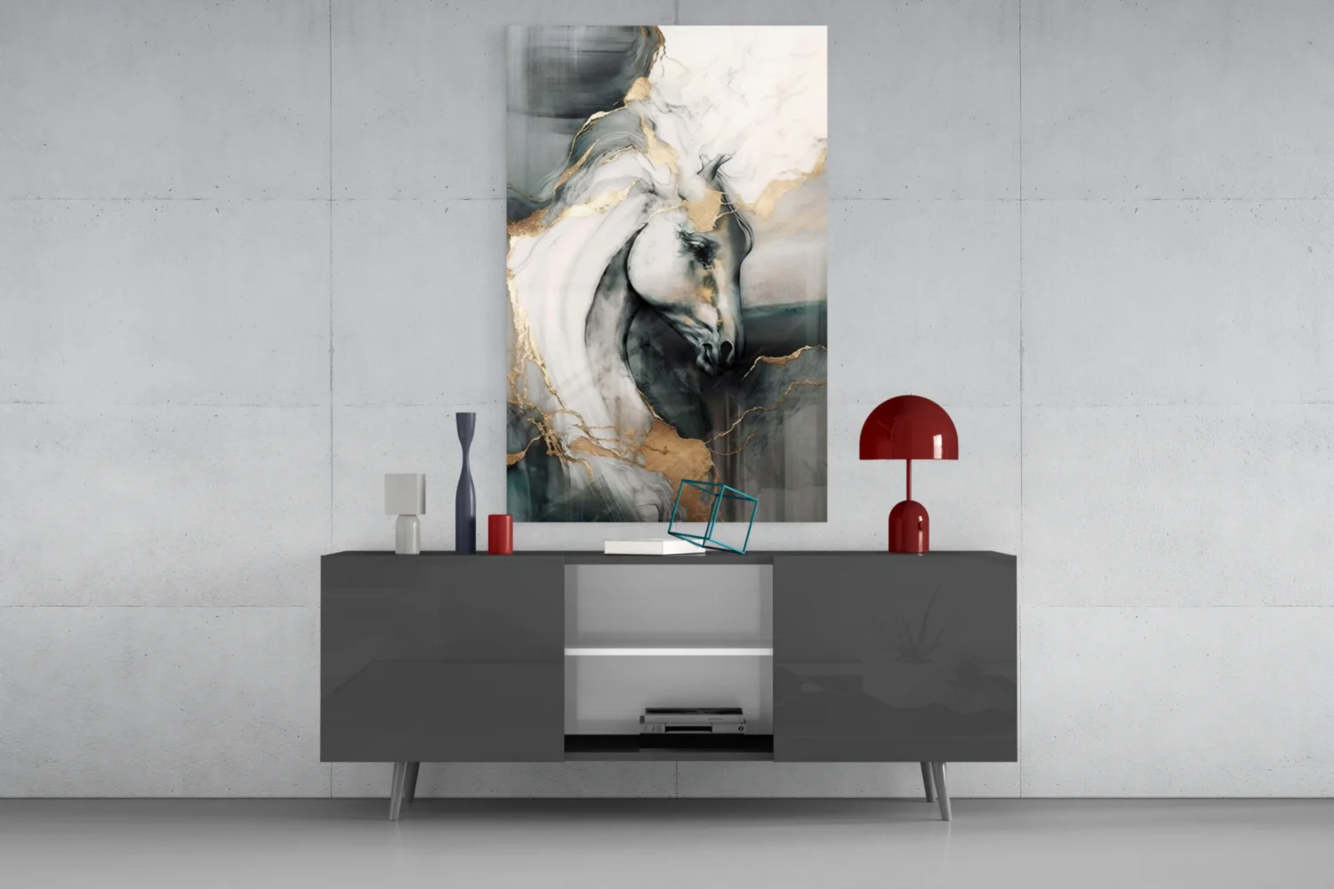 Horse Art Glass Wall Art - Image 8