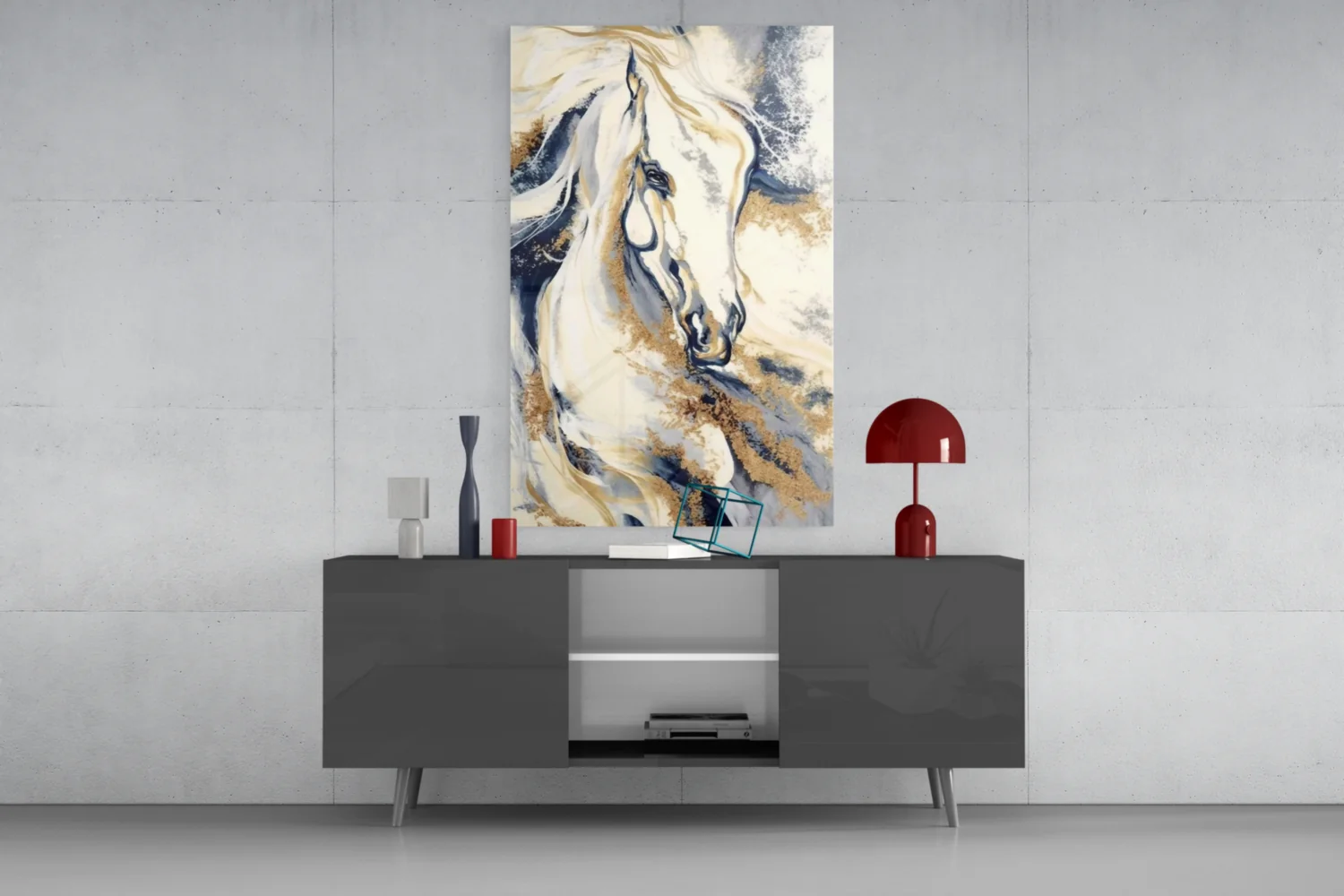 Horse Art Glass Wall Art - Image 8