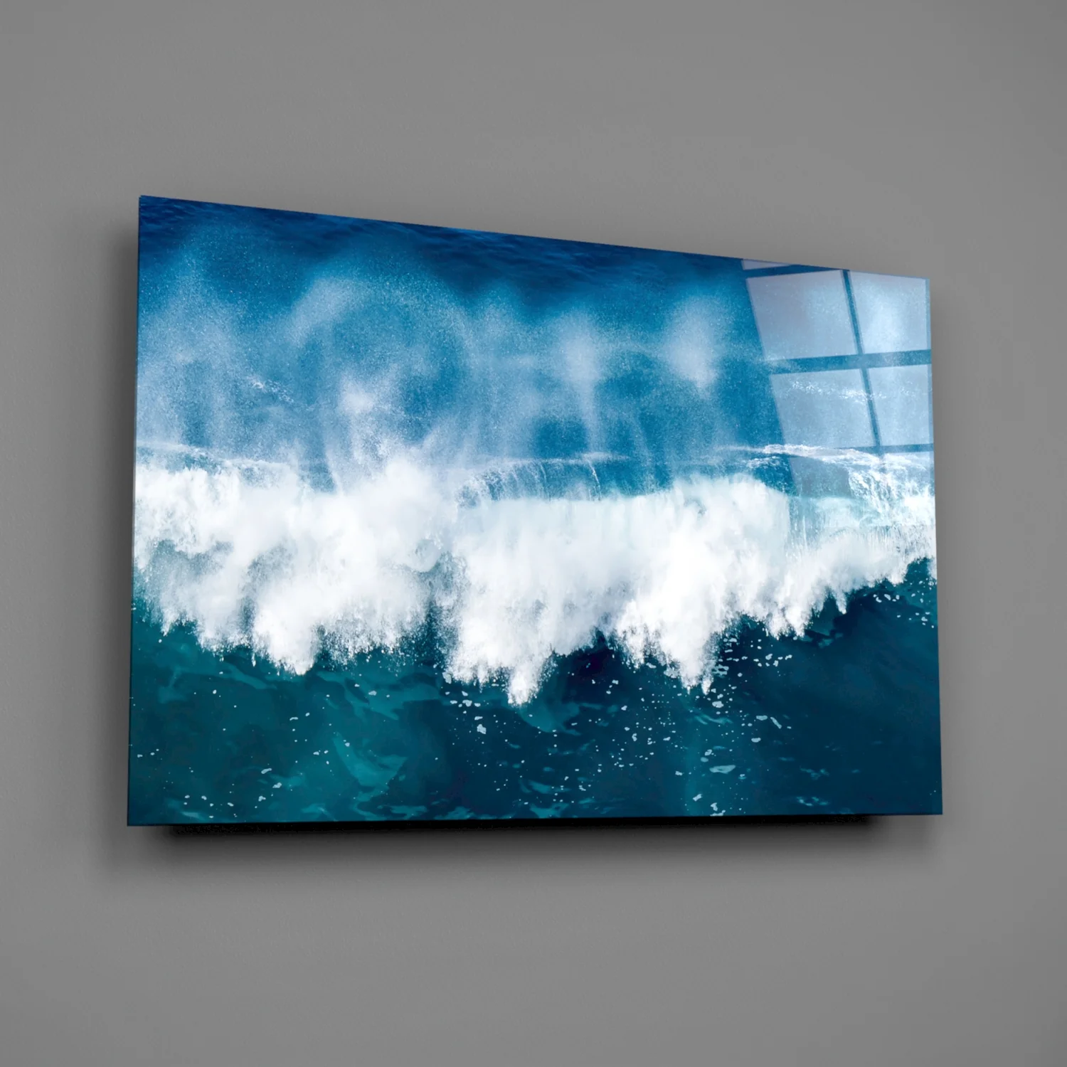 Waves Glass Wall Art - Image 2