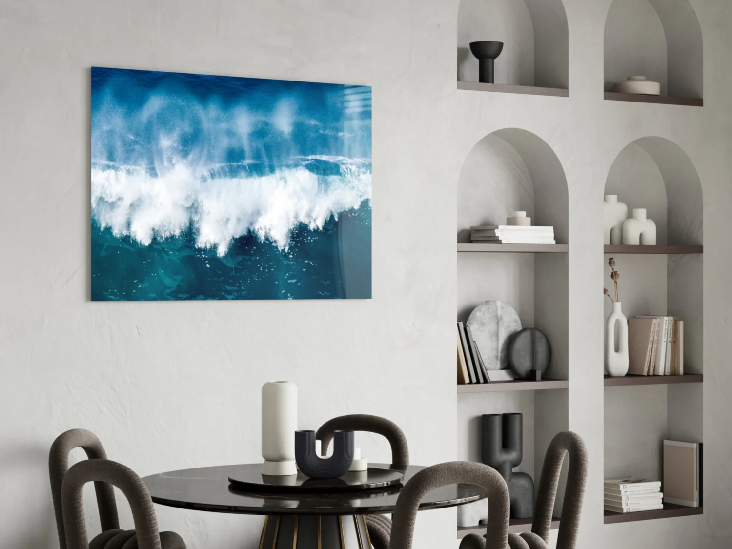Waves Glass Wall Art - Image 5