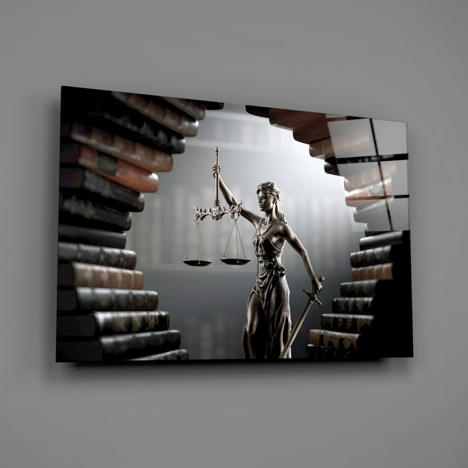 Justice Glass Wall Art - Image 2