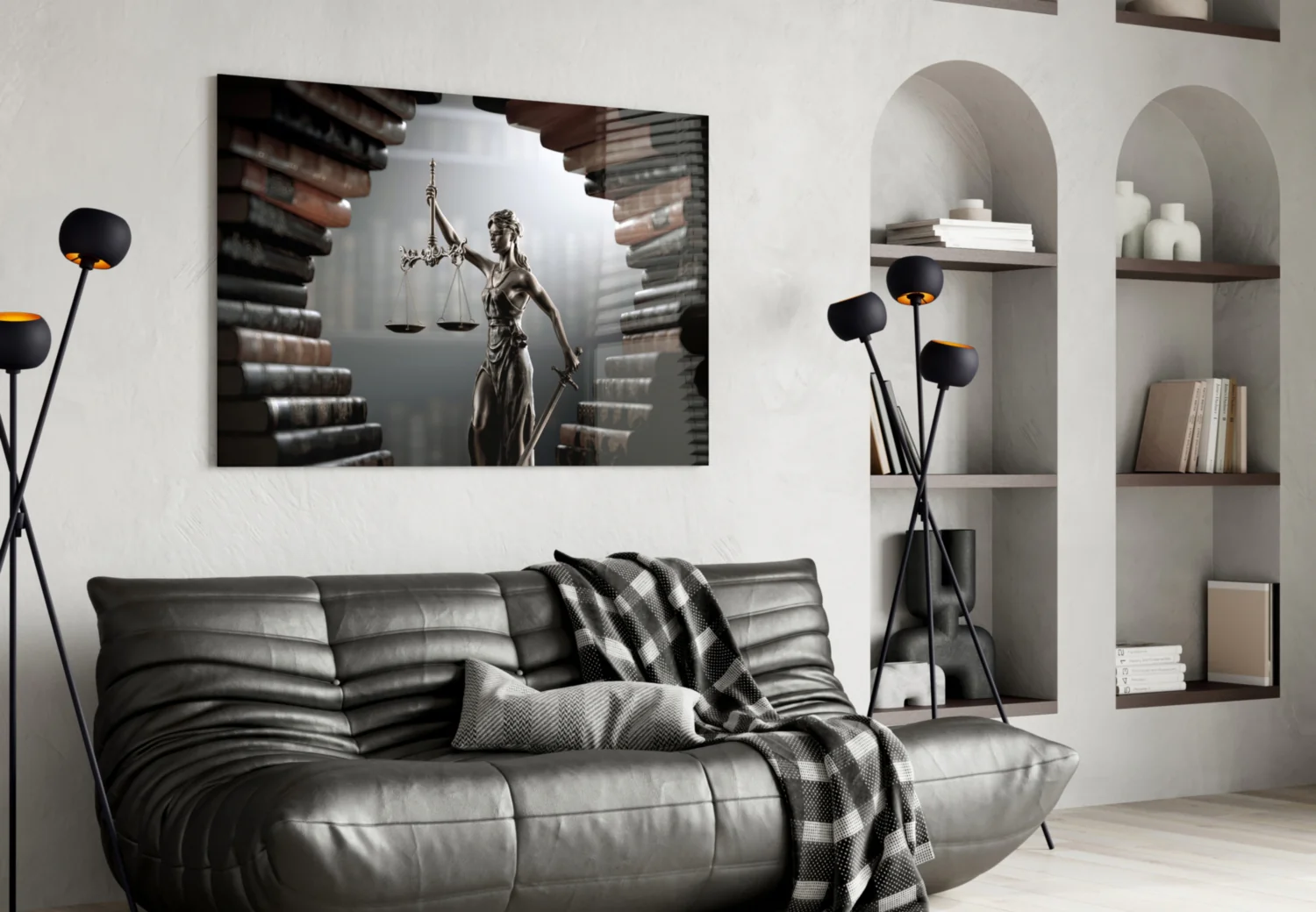 Justice Glass Wall Art - Image 4
