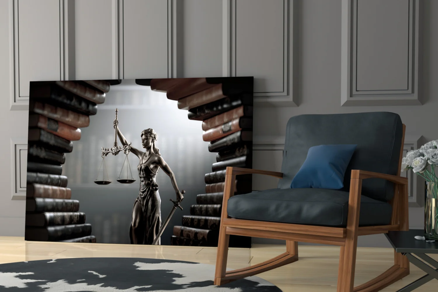 Justice Glass Wall Art - Image 6