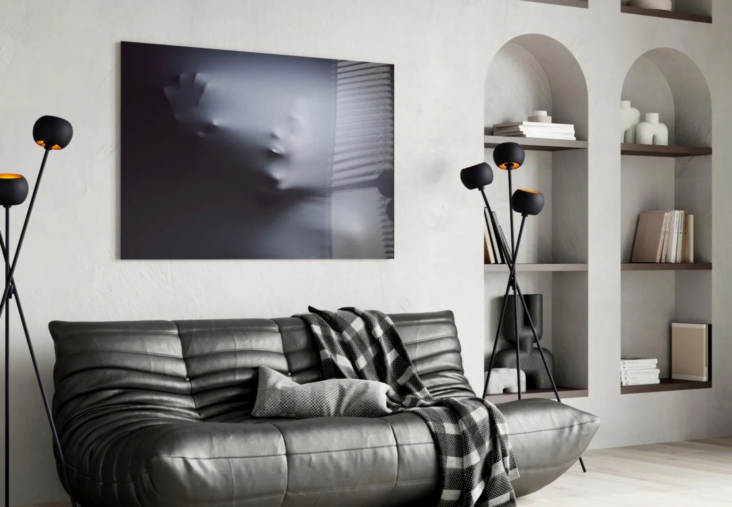 Scream Glass Wall Art - Image 4