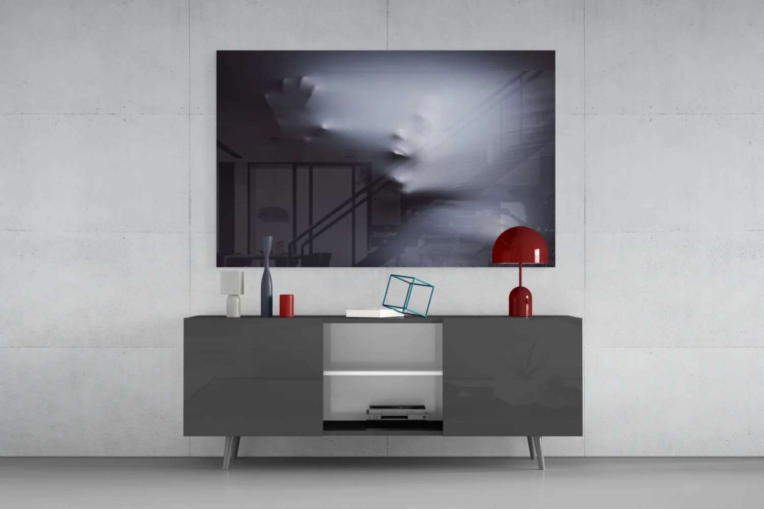 Scream Glass Wall Art - Image 8