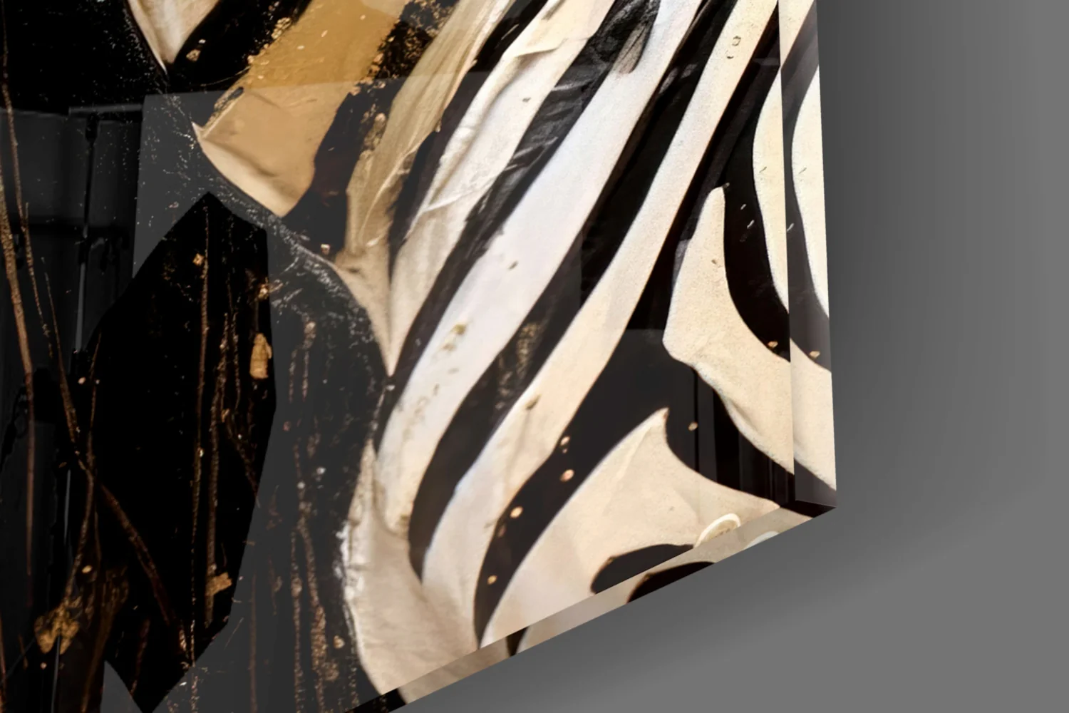 Zebra Glass Wall Art - Image 7