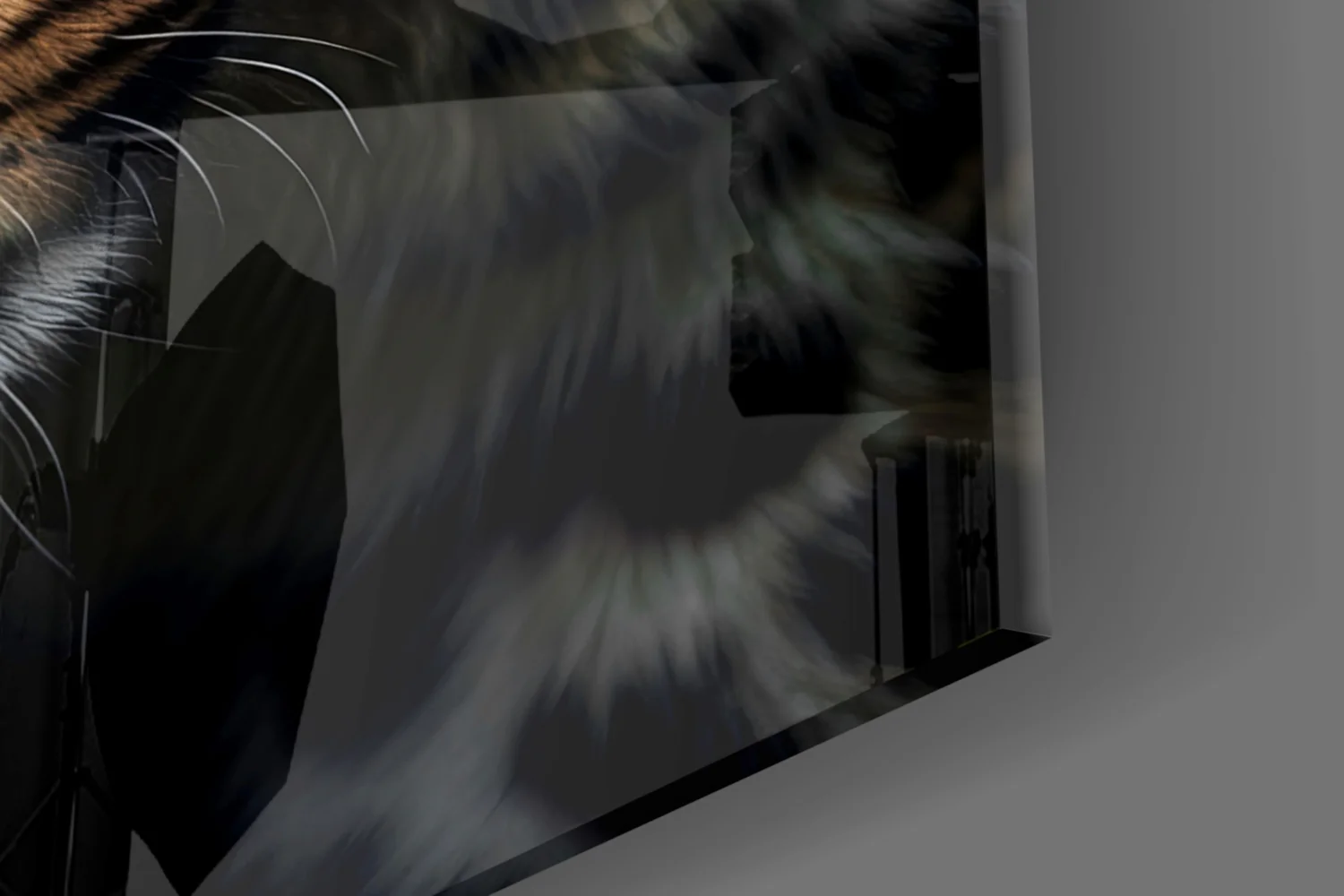 Leopard Glass Wall Art - Image 7