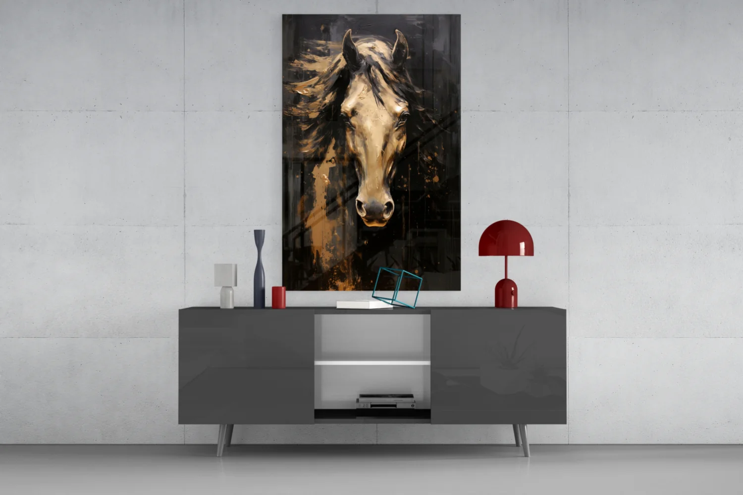 Horse Art Glass Wall Art - Image 8