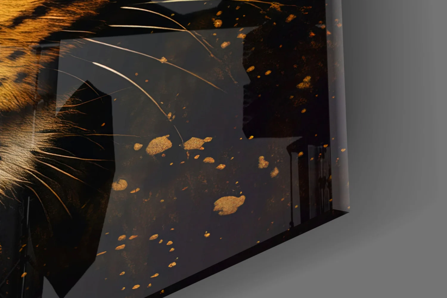 Leopard Glass Wall Art - Image 7