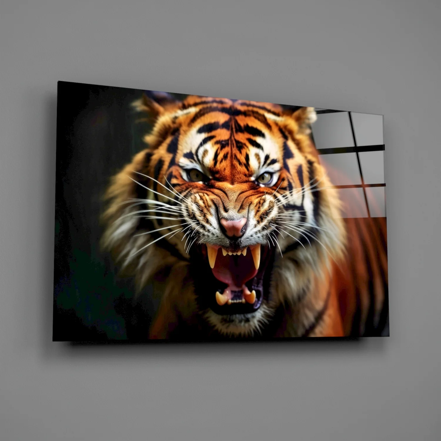 Tiger Glass Wall Art - Image 2