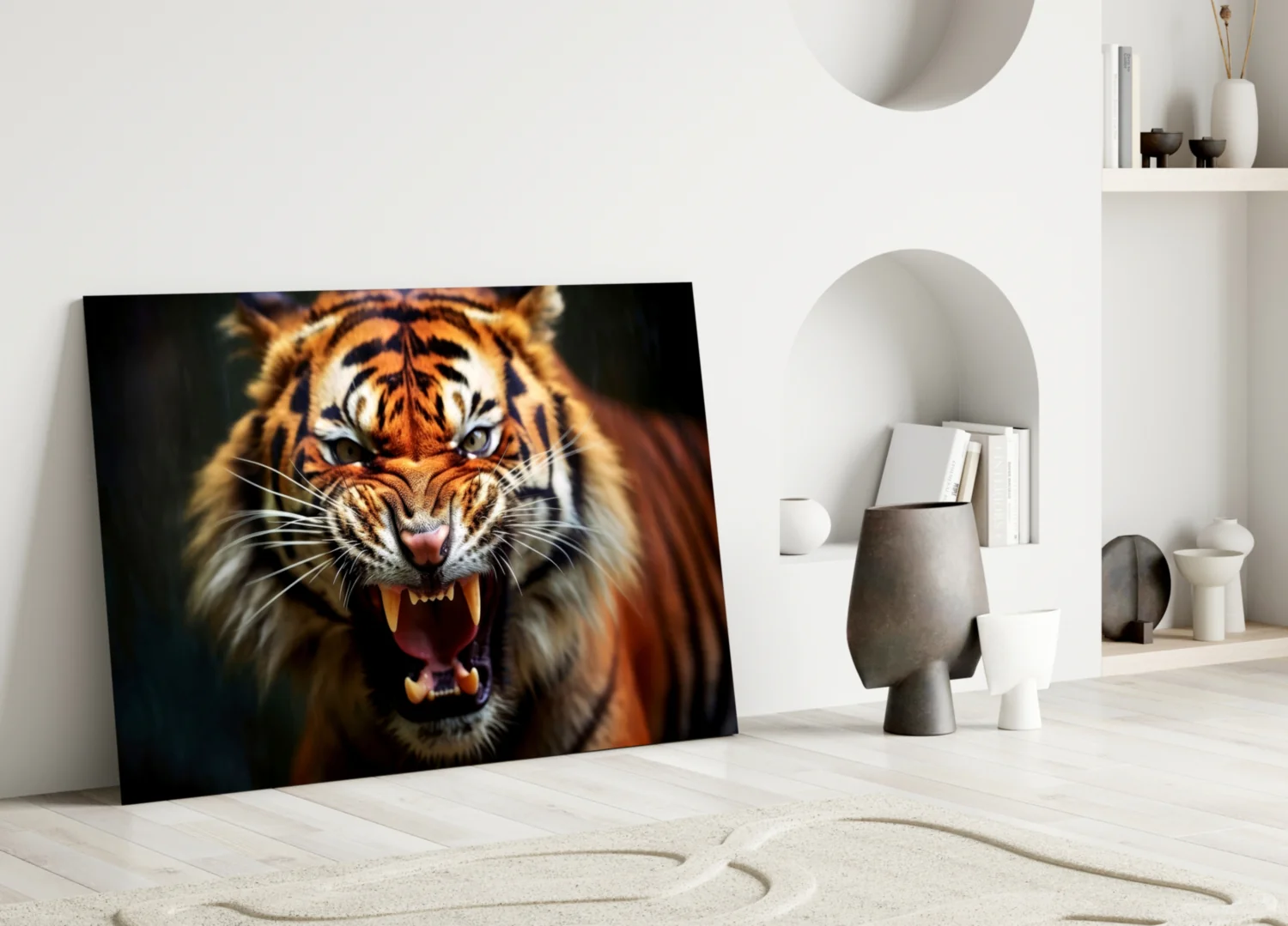 Tiger Glass Wall Art - Image 3