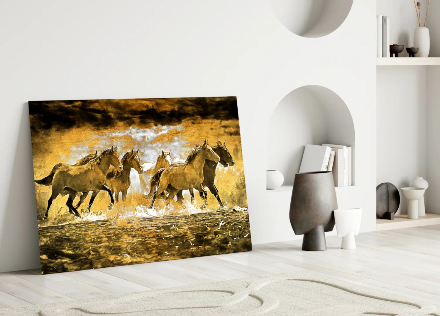 Horse Art Glass Wall Art - Image 3