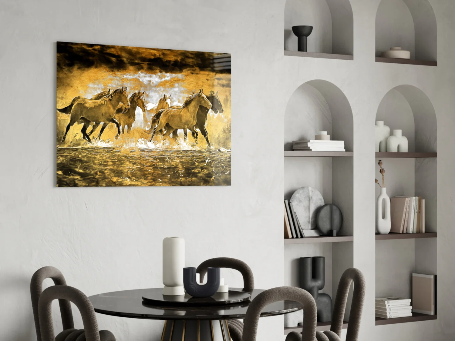 Horse Art Glass Wall Art - Image 5