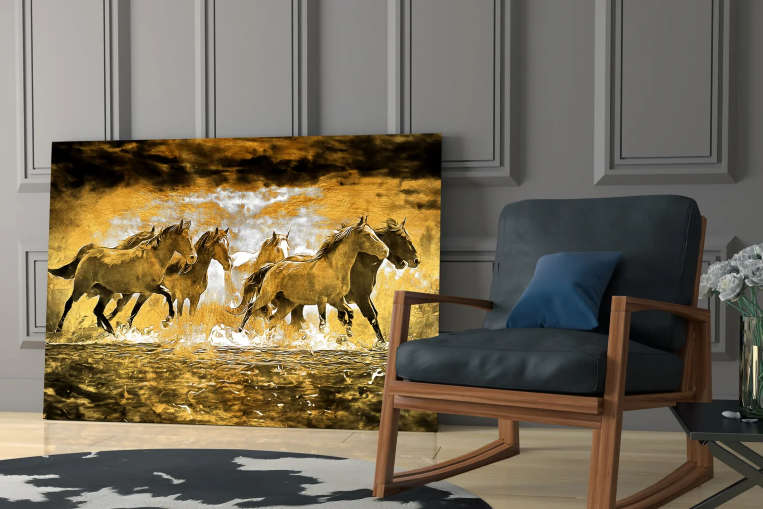 Horse Art Glass Wall Art - Image 6