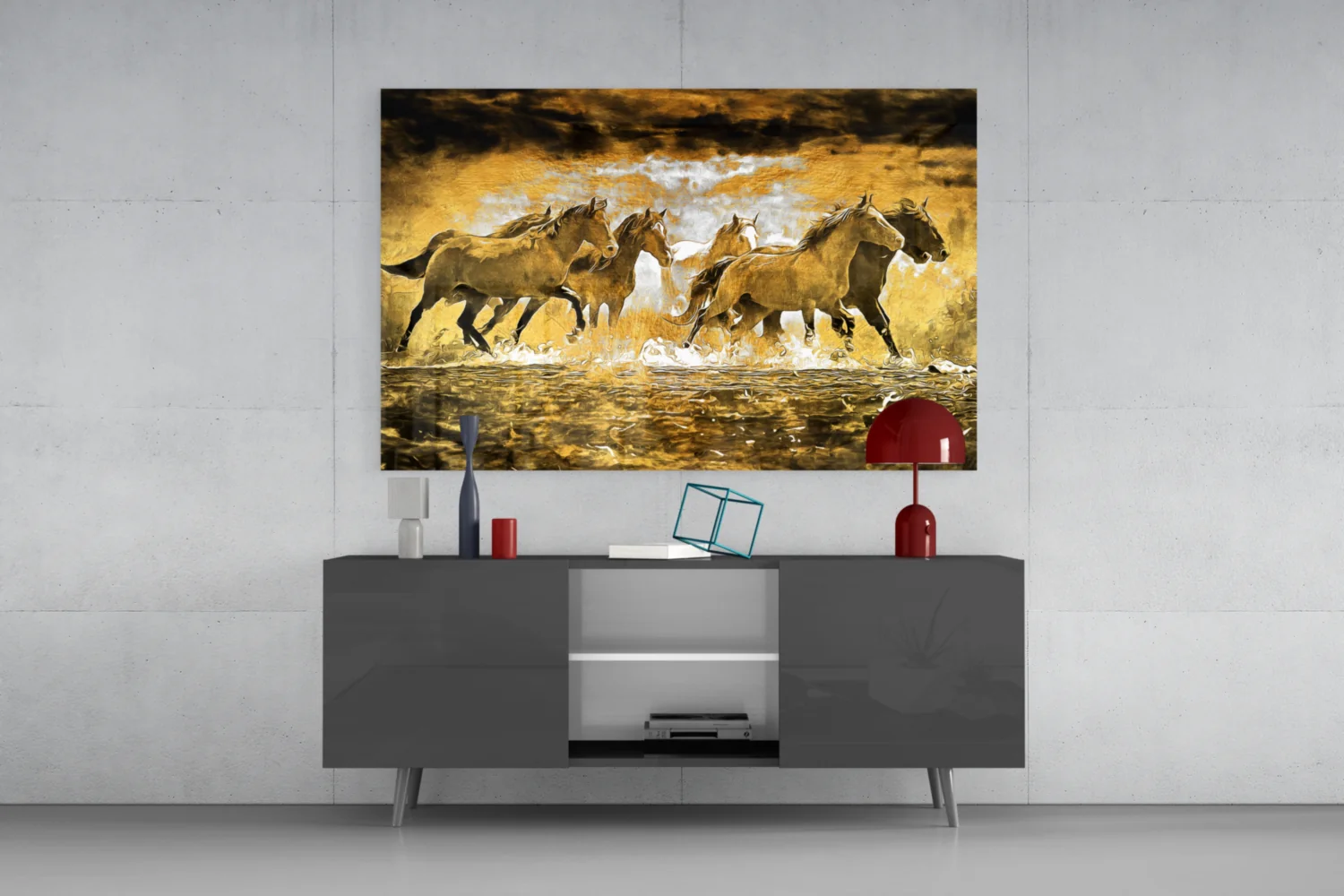 Horse Art Glass Wall Art - Image 8