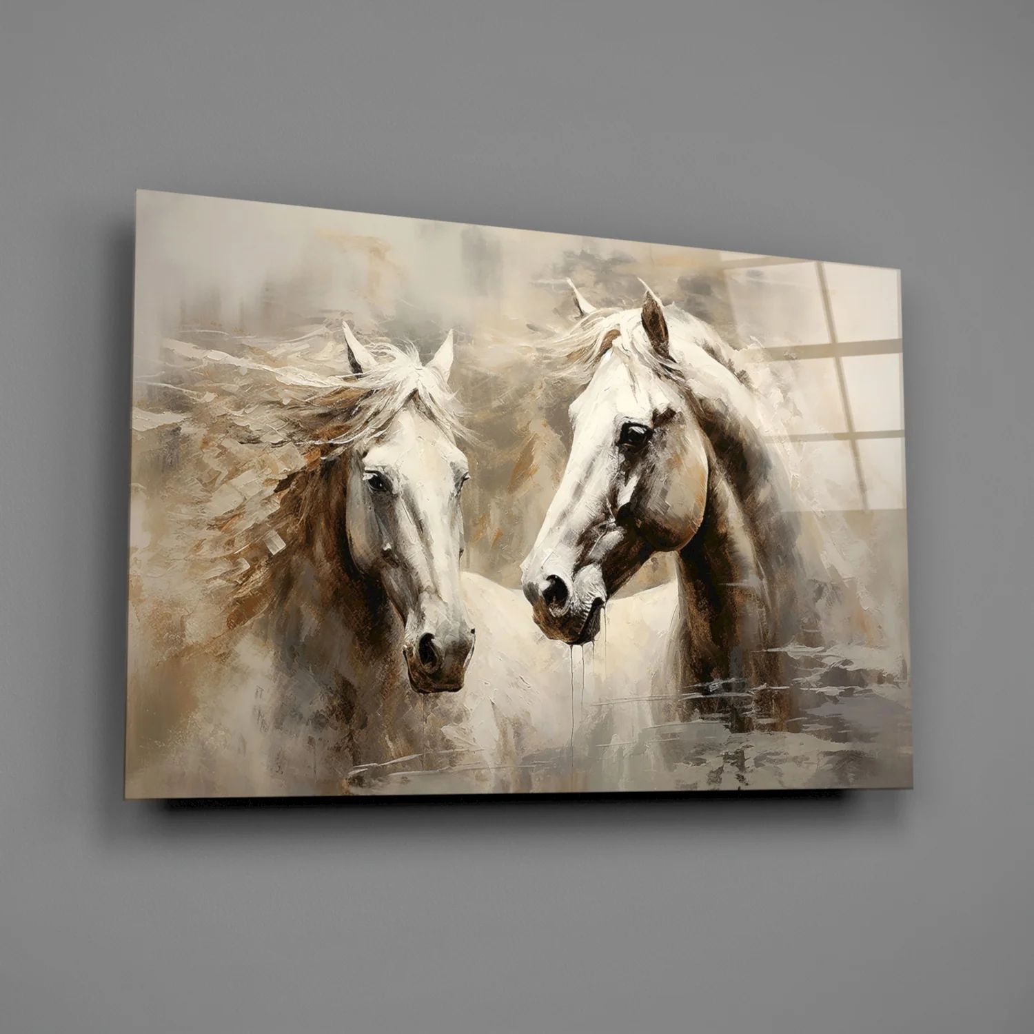 Horse Art Glass Wall Art - Image 2