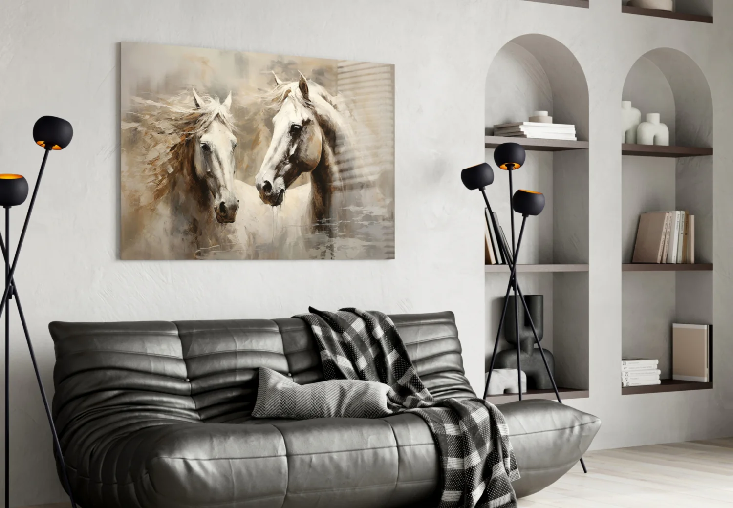Horse Art Glass Wall Art - Image 4