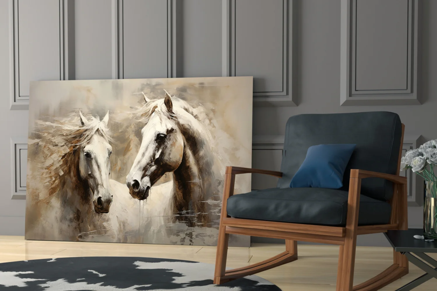 Horse Art Glass Wall Art - Image 6