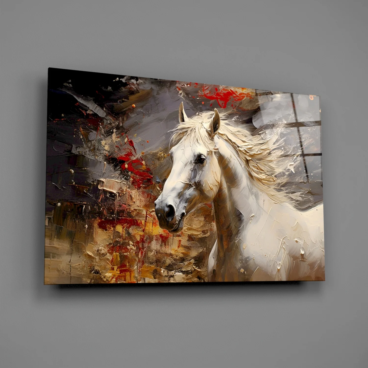 Horse Art Glass Wall Art - Image 2